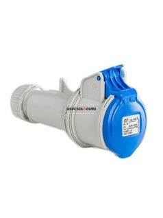   Ipari dugalj (6h) 16A (2P+F), 230V, lengő, IP44, kék - IDE ELECTRIC