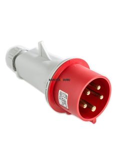   Ipari dugvilla (6h) 32A, 5 pólusú (3P+N+F), 400V, lengő, IP44, piros - IDE ELECTRIC
