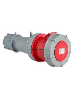   Ipari dugalj (6h) 63A, 4 pólusú (3P+F), 400V, lengő, IP67, piros - IDE ELECTRIC