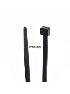   Normál kábelkötegelő, fekete, 135×2.6mm, D=1-32mm, Tracon, 135×2.6mm, D=1-32mm, PA6.6 - TRACON