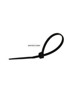   Normál kábelkötegelő, fekete, 290×4.8mm, D=3,5-79mm, Tracon, 290×4.8mm, D=3,5-79mm, PA6.6 - TRACON