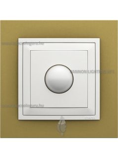   Mozgásérzékelős kapcsoló 1000W, IP20, jégfehér fedőlappal és Animato arany kerettel - EFAPEL LOGUS 90