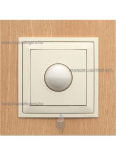   Mozgásérzékelős kapcsoló 400W, IP20, gyöngyházfehér fedőlappal és Arbore bükk 1-es kerettel - EFAPEL LOGUS 90