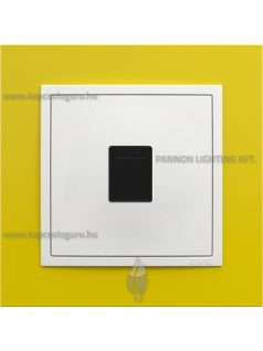   Számítógép (RJ45) aljzat, Cat. 5e UTP, IP20, jégfehér fedőlappal és Animato sárga kerettel - EFAPEL LOGUS 90