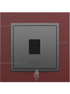   Telefon (RJ11) aljzat és fedőlap, IP20, szürke fedőlappal és Animato bíbor kerettel - EFAPEL LOGUS 90