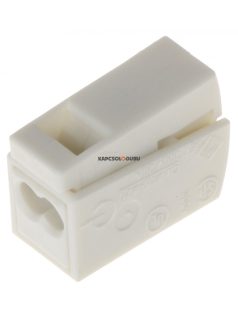   Csillárkapocs (0.5-2.5mm2 be = 2 tömör, ki = 1 hajlékony) 24A fehér 224-112 - WAGO