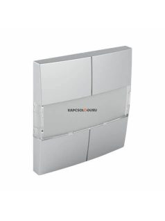   Négy billentyűs kapcsoló fedőlap, IP20, alumínium - EFAPEL LOGUS 90