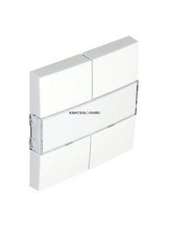   Négy billentyűs kapcsoló fedőlap, IP20, fehér - EFAPEL LOGUS 90