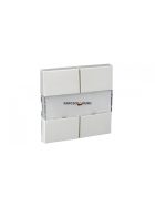   Négy billentyűs kapcsoló fedőlap, IP20, gyöngyházfehér - EFAPEL LOGUS 90