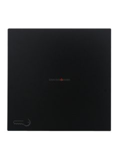   Egy billentyűs kapcsoló fedőlap, kulcs jellel, IP20, fekete - EFAPEL LOGUS 90