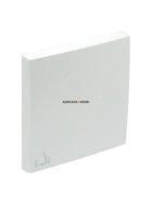   Egy billentyűs kapcsoló fedőlap, csengő jellel, IP20, jégfehér - EFAPEL LOGUS 90