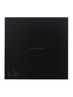   Egy billentyűs kapcsoló fedőlap, csengő jellel, IP20, fekete - EFAPEL LOGUS 90