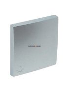   Egy billentyűs kapcsoló fedőlap, lámpa jellel, IP20, alumínium - EFAPEL LOGUS 90