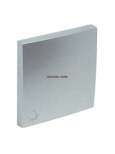   Egy billentyűs kapcsoló fedőlap, lámpa jellel, IP20, alumínium - EFAPEL LOGUS 90