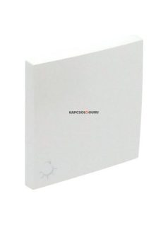   Egy billentyűs kapcsoló fedőlap, lámpa jellel, IP20, jégfehér - EFAPEL LOGUS 90