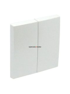   Két billentyűs kapcsoló fedőlap, IP20, jégfehér - EFAPEL LOGUS 90