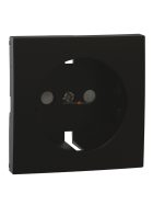   Dugalj fedlap, biztonsági zsaluval, IP20, fekete - EFAPEL LOGUS 90