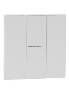   Három billentyűs kapcsoló fedőlap, IP20, fehér - EFAPEL LOGUS 90