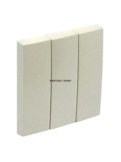   Három billentyűs kapcsoló fedőlap, IP20, gyöngyházfehér - EFAPEL LOGUS 90