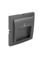 USB dupla töltő aljzat fedlap, szürke - EFAPEL LOGUS 90