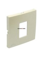  Telefon (RJ11) aljzat fedőlap, IP20, gyöngyházfehér - EFAPEL LOGUS 90