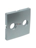   Hangszóró aljzat fedőlap, IP20, alumínium - EFAPEL LOGUS 90