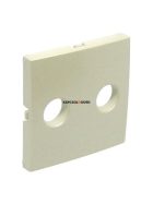   Hangszóró aljzat fedőlap, IP20, gyöngyházfehér - EFAPEL LOGUS 90