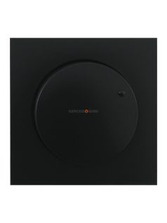   Tekerőgombos fényerőszabályozó, fedőlap, IP20, fekete - EFAPEL LOGUS 90