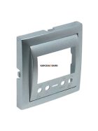   Digitális szobatermosztát fedőlap, IP20, alumínium - EFAPEL LOGUS 90