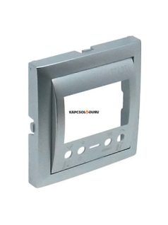   Digitális szobatermosztát fedőlap, IP20, alumínium - EFAPEL LOGUS 90