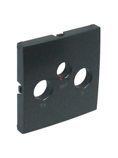   TV-Rádió-Antenna aljzat fedőlap , IP20, Szürke - EFAPEL LOGUS 90