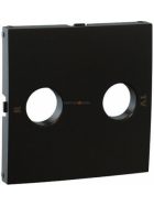 TV-Rádió aljzat fedőlap , IP20, fekete - EFAPEL LOGUS 90