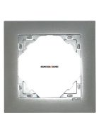 1-es keret, AQUARELLA IP20, alumínium - EFAPEL LOGUS 90