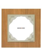   1-es keret, ARBORE IP20, cseresznye/gyöngyházfehér - EFAPEL LOGUS 90