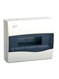   COMBI kiselosztó, 12 modulos, füst ajtóval, PEN sínnel, fehér, IP40 - IDE ELECTRIC