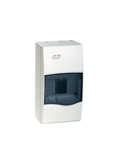   COMBI kiselosztó, 4 modulos, füst ajtóval, PEN sínnel, fehér, IP40 - IDE ELECTRIC