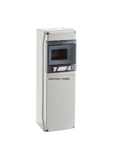   STAR Ipari csatlakozószekrény 6 modulos füst ajtóval teli PEN sínnel szürke IP65 - IDE ELECTRIC