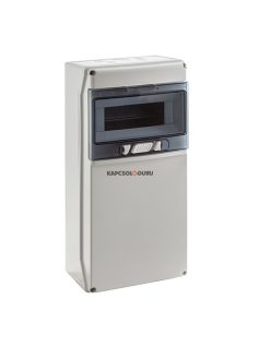   STAR Ipari csatlakozószekrény 9 modulos füst ajtóval teli PEN sínnel szürke IP65 - IDE ELECTRIC