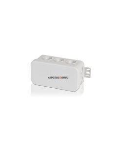   Kötödoboz, 85x44x40mm, membrános, rápattintható fedéllel, halogénmentes, szürke, IP54 - F-TRONIC
