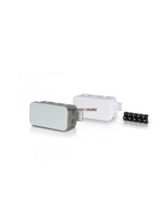   Kötödoboz, 85x44x40mm, membrános, rápattintható fedéllel, halogénmentes, szürke, IP54 - F-TRONIC