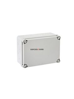  Kötödoboz 180x156x100mm kitörhető csavaros fedéllel halogénmentes szürke IP65-67 - IDE ELECTRIC