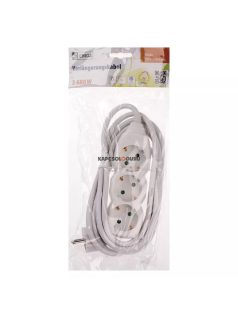 Elosztó/hosszabbító, 3 aljzat, 3m, 1,5mm2 - EMOS